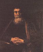 REMBRANDT Harmenszoon van Rijn Portrait of an Old Man  dy oil painting picture wholesale